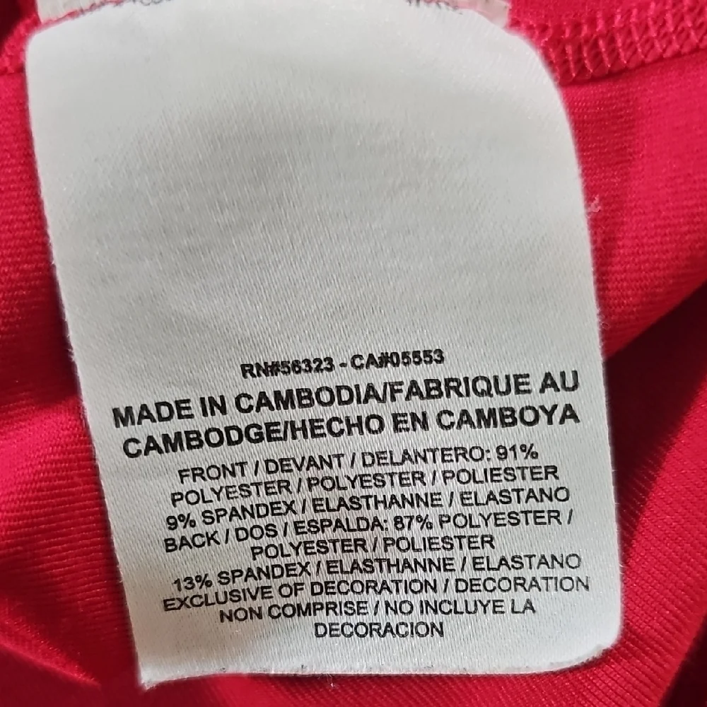 Nike Tiger Woods Collection Men's Vibrant Red Polo Shirt Size L